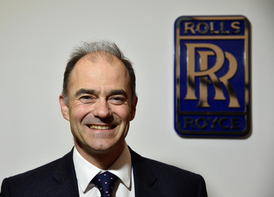Warren East, CEO of Rolls-Royce, poses for a portrait at the company's aerospace engineering and development site in Bristol, Britain, December 17, 2015. REUTERS/Toby Melville/File Photo