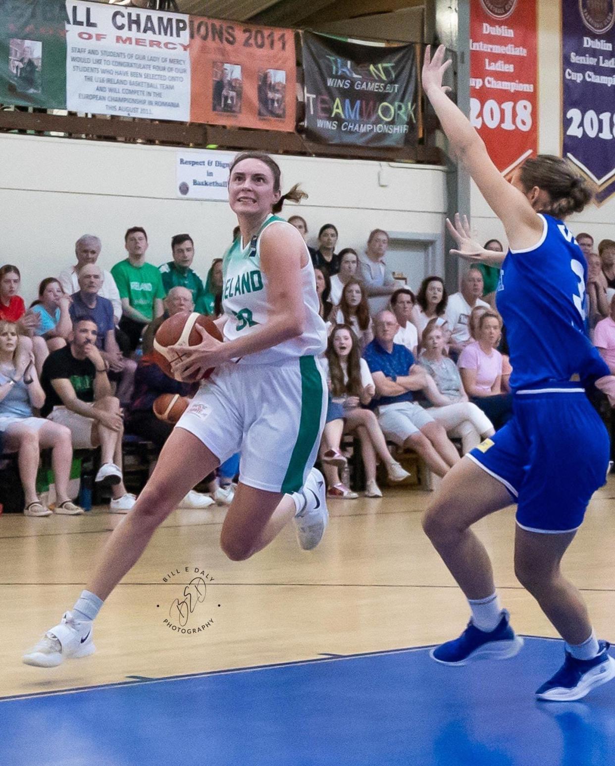 Former Braintree High basketball star Bridget Herlihy made a big splash over her first four games with the Irish Women's National Team.