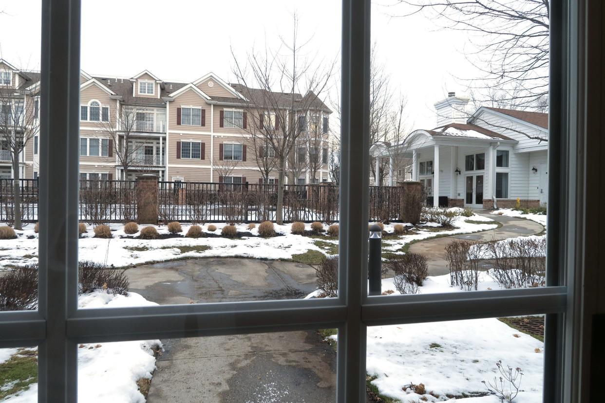 Some of the Nobility Crest homes in Ocean Township are shown Tuesday, January 24, 2024. Community resident Bill Commons is spearheading an effort to get smoking banned in all the condos