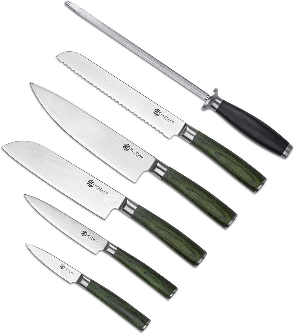 HexClad 6PC Steel Knife Set
