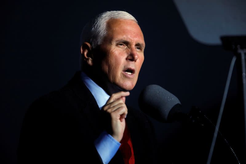 U.S. Vice President Mike Pence rally in Kinston, North Carolina