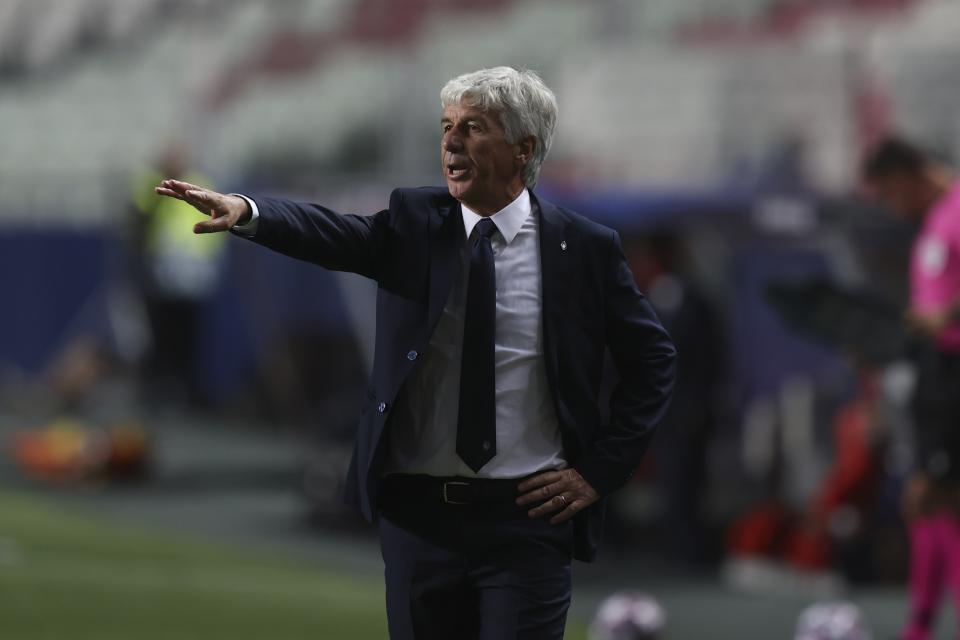 5) Gian Piero Gasperini, Atalanta (Rafael Marchante/Pool via AP)