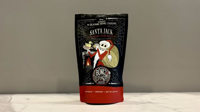 Santa Jack coffee packet