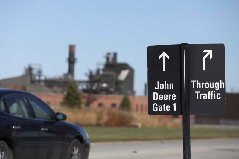 John Deere's Harvester Works facility is seen in East Moline