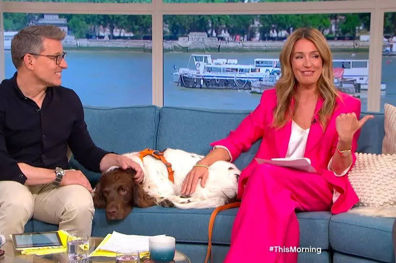 Cat Deeley became emotional on the This Morning sofa on Thursday