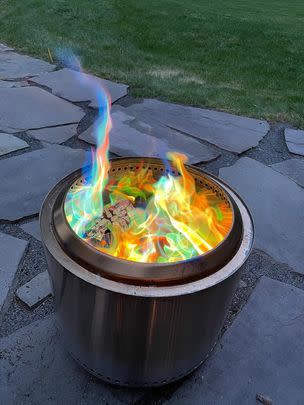 A six-pack of vibrant fire colorants to add magic to every campfire