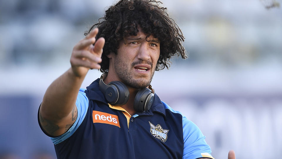 Kevin Proctor and the Gold Coast Titans will learn more about their COVID-19 impacted fixture in the coming days. (Photo by Ian Hitchcock/Getty Images)