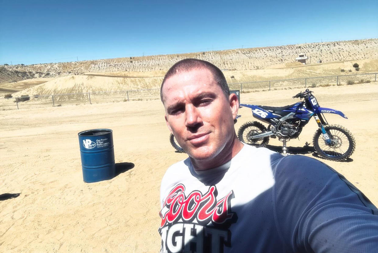 Channing Tatum Goes Biking With Daughter Everly in Rare Pic