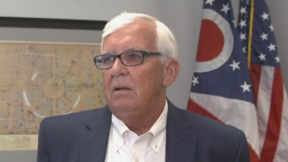 PHOTO: Circleville, Ohio, Mayor Donald McIlroy, speaks with ABC News about a July 4, 2023, incident in which a police dog from his city police department attacked a truck driver. (ABC News)