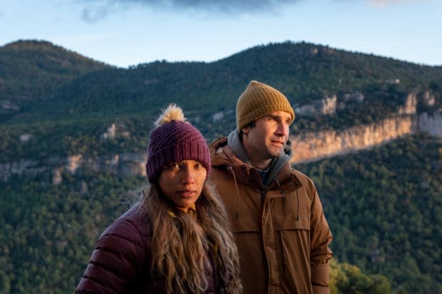 Co-hosts Maegan Martin and Chris Sharma on the HBO Max series "The Climb"<p>Jose De Matos/HBO Max</p>