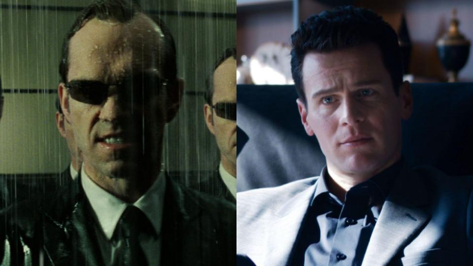 Hugo Weaving vs. Jonathan Groff as Agent Smith