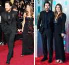 Left, at the Oscars on February 27, 2011; right, at the 2019 BAFTAs on February 10.