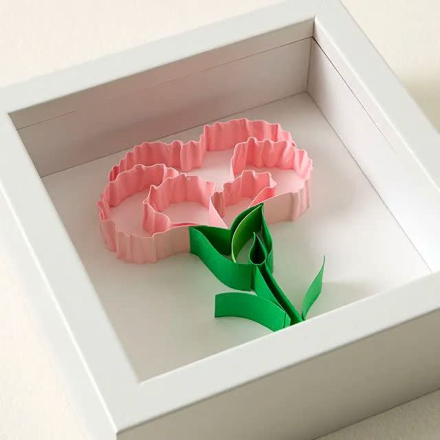 <p><a href="https://go.redirectingat.com?id=74968X1596630&url=https%3A%2F%2Fwww.uncommongoods.com%2Fproduct%2Fbirth-month-flower-3d-art&sref=https%3A%2F%2Fwww.goodhousekeeping.com%2Fholidays%2Fgift-ideas%2Fg39530588%2F1-year-anniversary-gifts%2F" rel="nofollow noopener" target="_blank" data-ylk="slk:Shop Now;elm:context_link;itc:0;sec:content-canvas" class="link ">Shop Now</a></p><p>Carnation 3D Art</p><p>uncommongoods.com</p><p>$36.00</p>