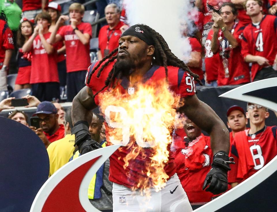 A new number could be straight fire for Jadeveon Clowney, who wore No. 90 for the Texans.