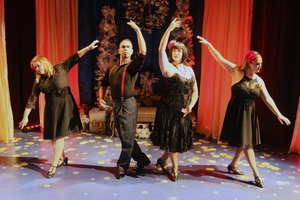 Melissa Cuevas, Thony Gonzalez, Heather McFarland and Tori Huss perform in the musical variety show "A Holly Jolly Holiday" at Melbourne Civic Theatre through Dec. 24, 2023. Visit mymct.org.