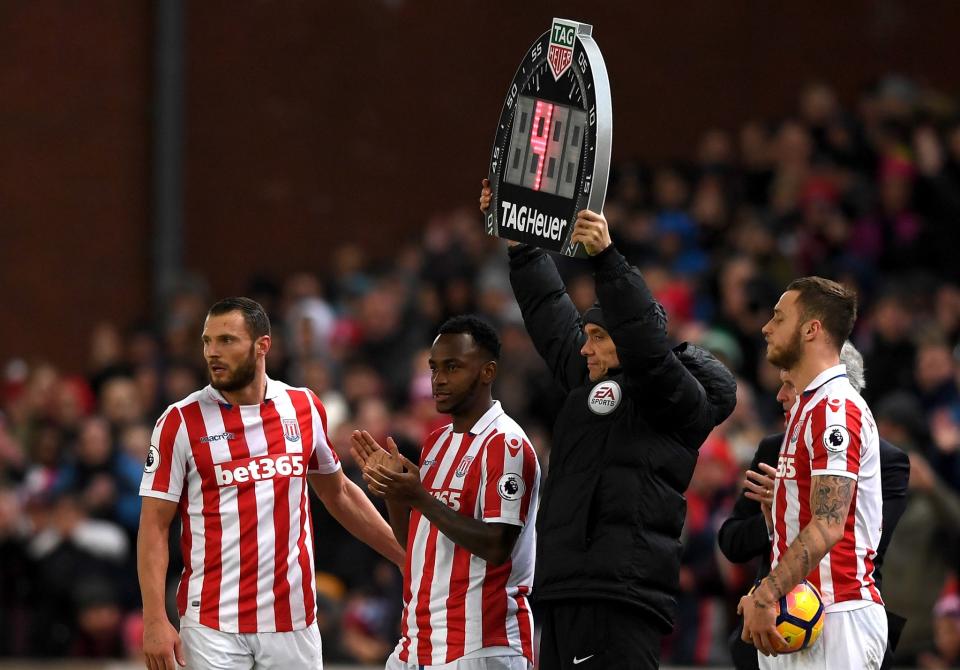 Saido Berahino made his Stoke debut against Everton this week