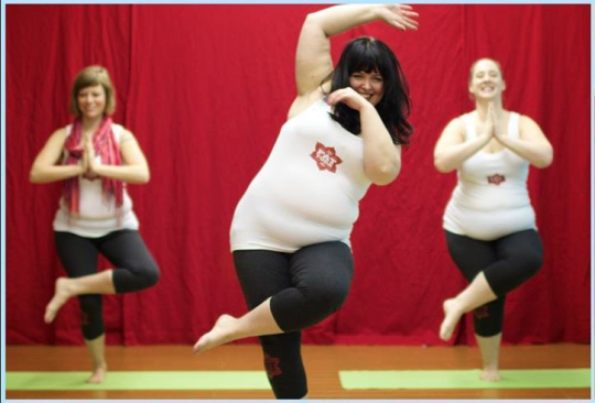 At 'Fat Yoga,' Bucking Stigma And Embracing Body Positivity