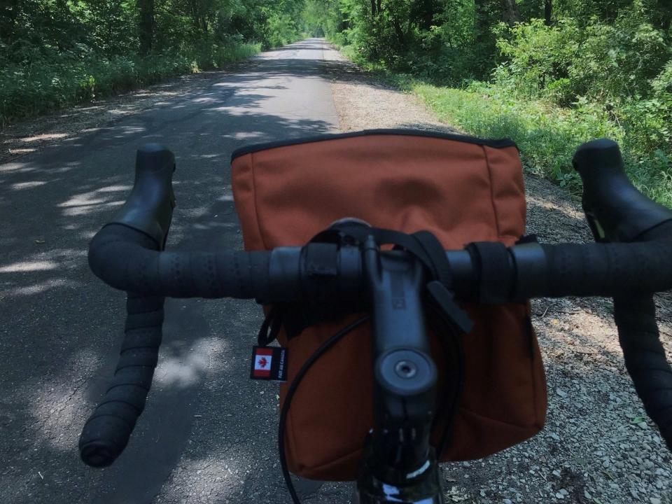 My most-biked trail in Central Iowa is probably the Great Western Trail. I snapped this picture last summer during a break.