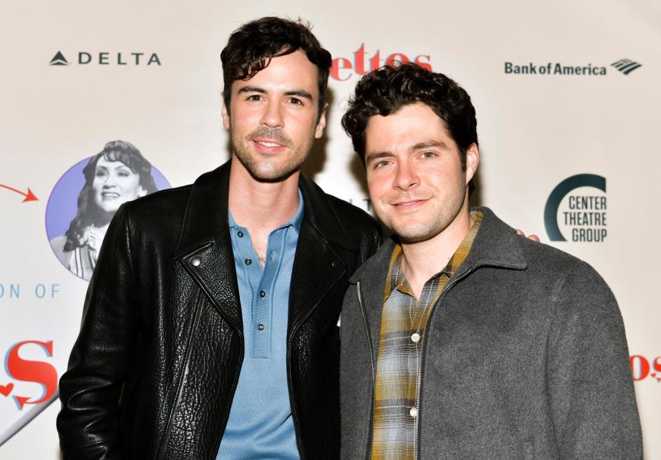 Actors Blake Lee (left) and Ben Lewis will star in Lifetime's "A Christmas Setup." The real-life couple have been married for four years. 