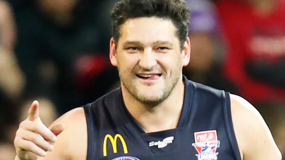 Brendan Fevola has admitted he sold his 2009 Coleman Medal in order to fund his gambling addiction. (Photo by Michael Willson/AFL Photos via Getty Images)