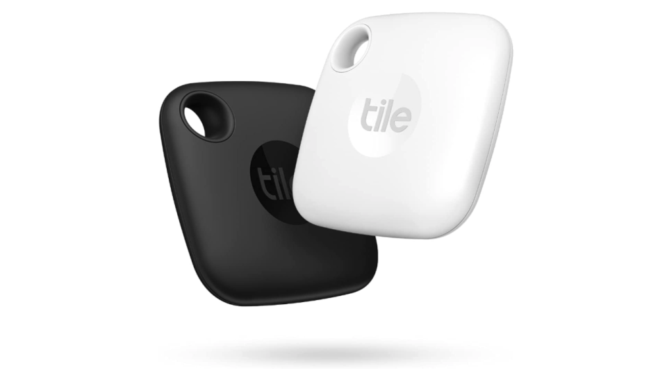 The Tile Mate trackers. 