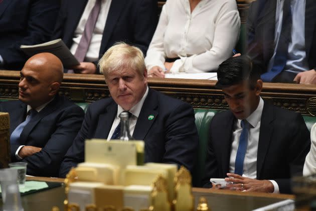 Sajis Javid and Rishi Sunak are at loggerheads. (Photo: UK Parliament/Jessica Taylor via PA Media)