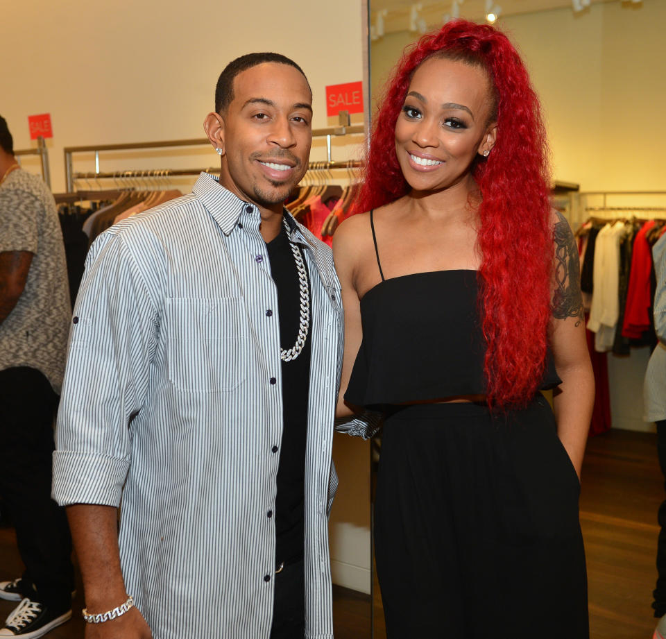 Ludacris and Monica smiling together