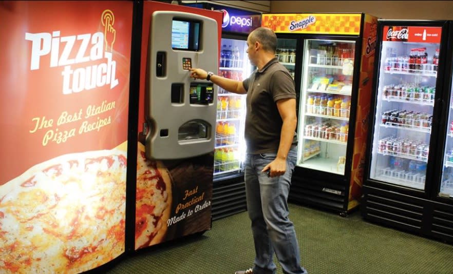 Pizza vending machines are on the rise and we’re totally here for it, obviously