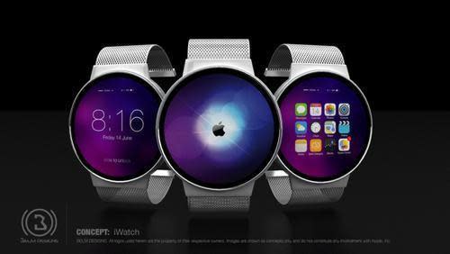 Artist's concept of the iWatch