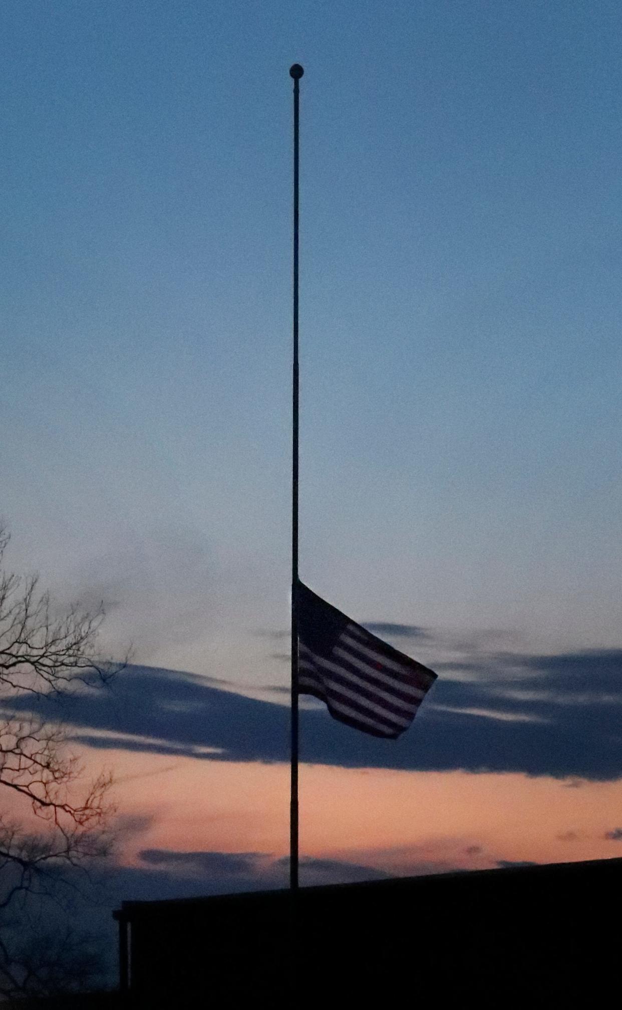 Flags are at half-staff in Ohio until Thursday at sunset following a mass shooting in Allen, Texas.