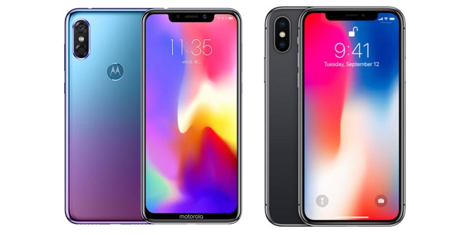 iphoneX vs P30