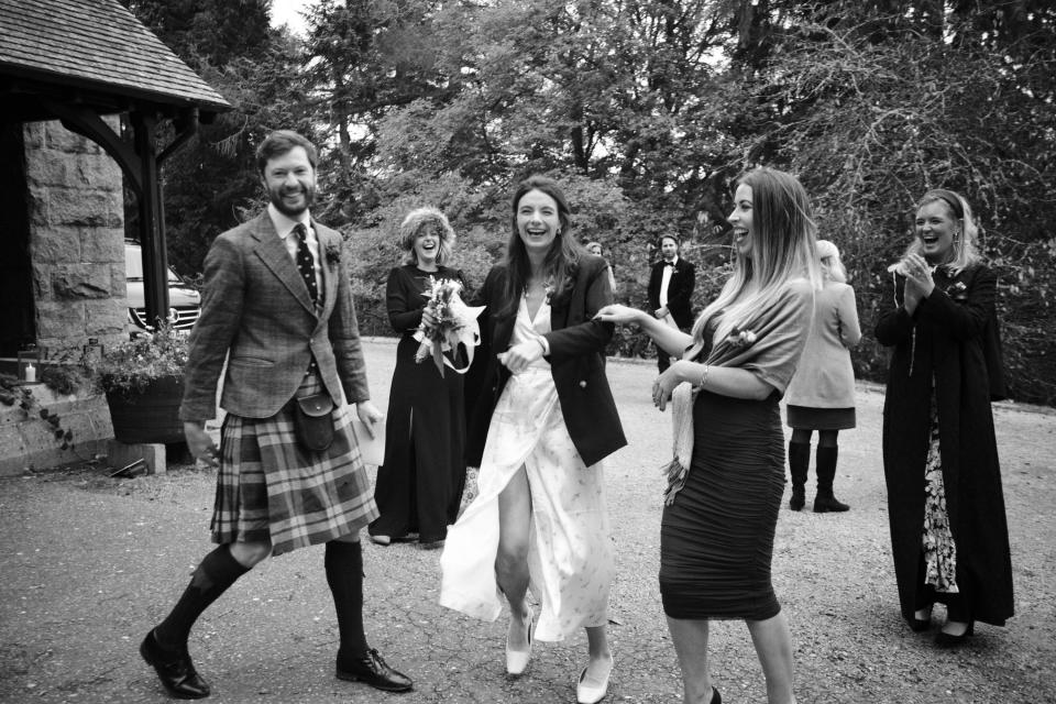 How This Bride Planned Her Own Micro-Wedding in the Scottish Highlands