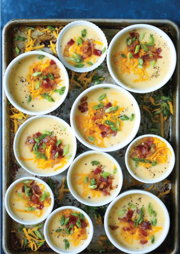 <strong>Get the <a href="https://damndelicious.net/2017/12/16/slow-cooker-loaded-potato-soup/" target="_blank">Slow Cooker Loaded Potato Soup</a> recipe from Damn Delicious</strong>