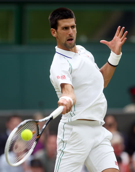 Jazz hands in the third round of Wimbledon