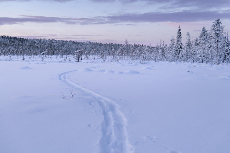 Bei aller Schönheit: Mit der Kälte in Lappland ist nicht zu spaßen, das musste auch MMA-Kämpfer Stephan Pütz erfahren. (Symbolbild: Getty)