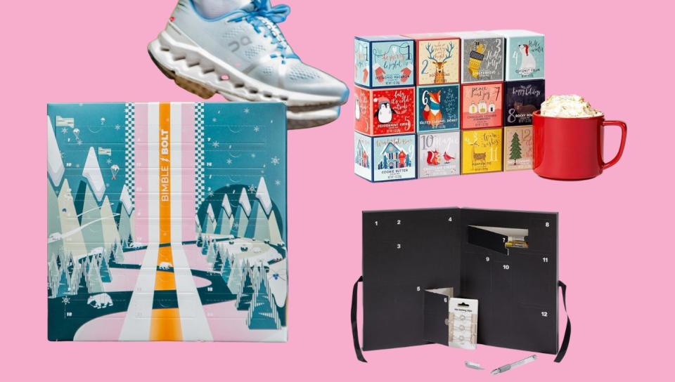 A photo of varied fitness advent calendars. (PHOTO: Etsy, Asos; Amazon Singapore)