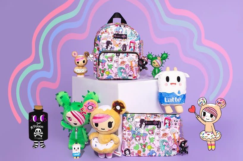 L.A-based art, clothing, and accessories brand Valfré has collaborated with Japanese-inspired brand TokiDoki on a limited-edition line of accessories.