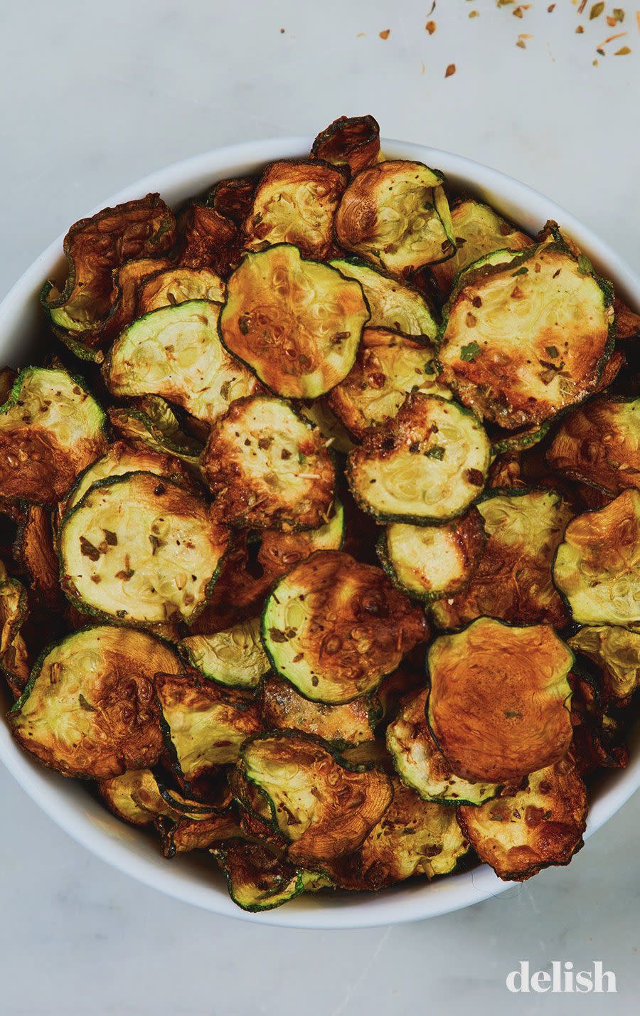 Cool Ranch Zucchini Chips