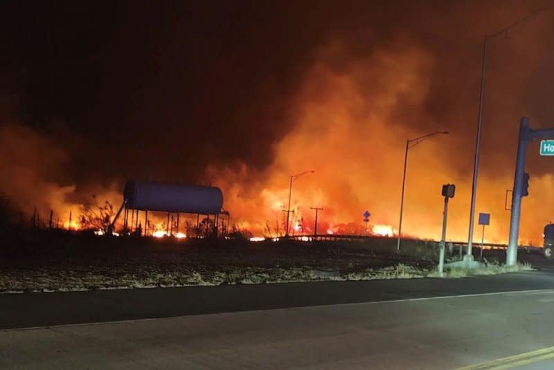 Devastating wildfires, burning on Maui's west side and fanned by Hurricane Dora's high winds, have killed six people and destroyed much of Lahaina. Photo courtesy of County of Maui/X