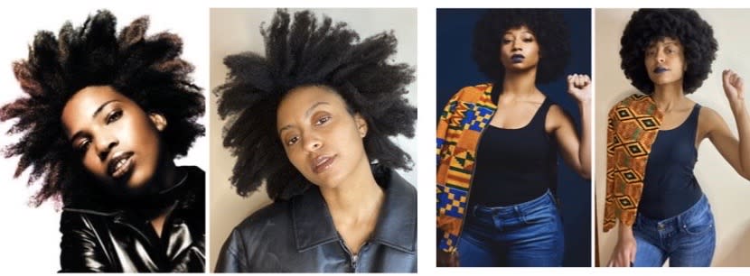 Ziajah Nellom posts a different side-by-side hair photo for every day of Black History Month, and the results are legendary. (Photo: Ziajah Nellom)