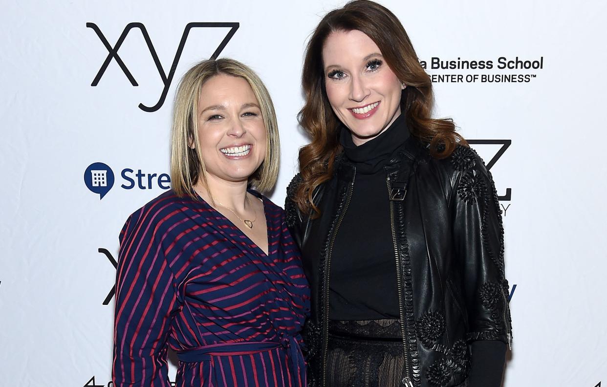 Joanna Teplin and Clea Shearer at "The Home Edit: Clea Shearer and Joanna Teplin In Conversation With Joanna Goddard" at the 92nd Street Y on March 18, 2019, in New York City. (Photo: Jamie McCarthy via Getty Images)