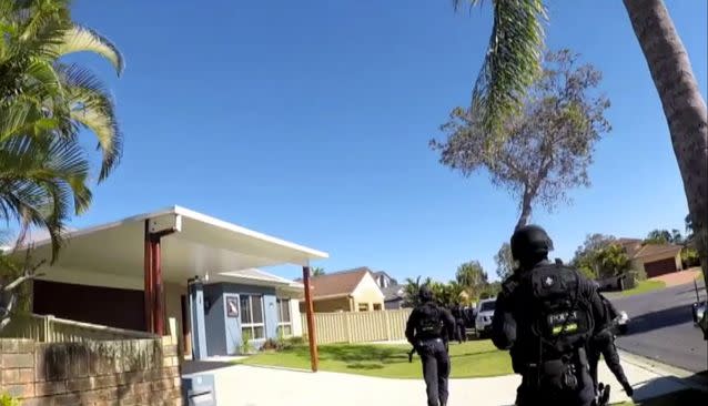 Police raided a number of properties along the NSW-Queensland border. Source: NSW Police