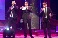 Boys Night Out hosts at the OMG! Awards 2012. (Contributed photo by Tim Ramos)