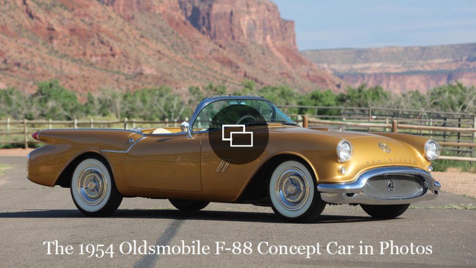 A 1954 Oldsmobile F-88 concept car.