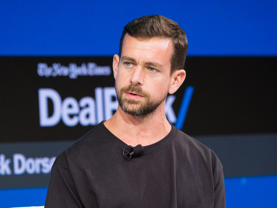 Twitter CEO Jack Dorsey at a New York Times event. (Getty)