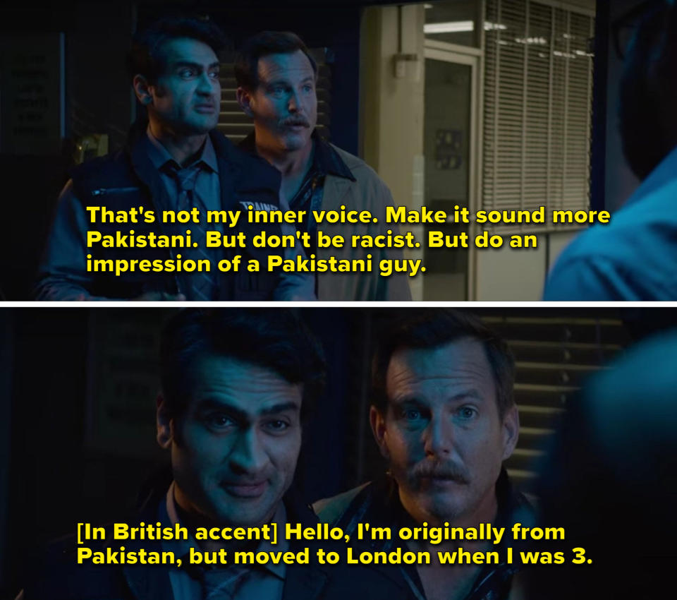 Kumail tells Terry to do an impression of a Pakistani guy