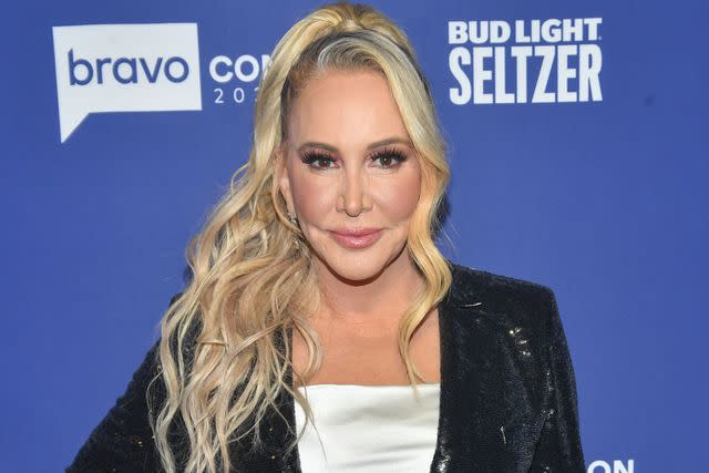 <p>Stephen Lovekin/Shutterstock </p> Shannon Beador at Andy's Legends Ball during BravoCon 2022