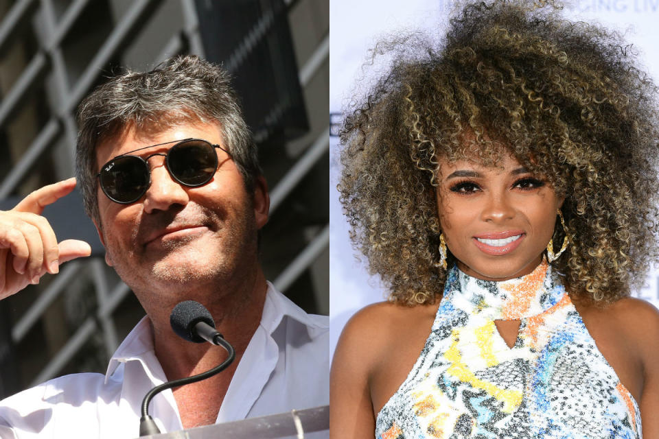 Simon Cowell and Fleur East (Credit: Getty/PA)