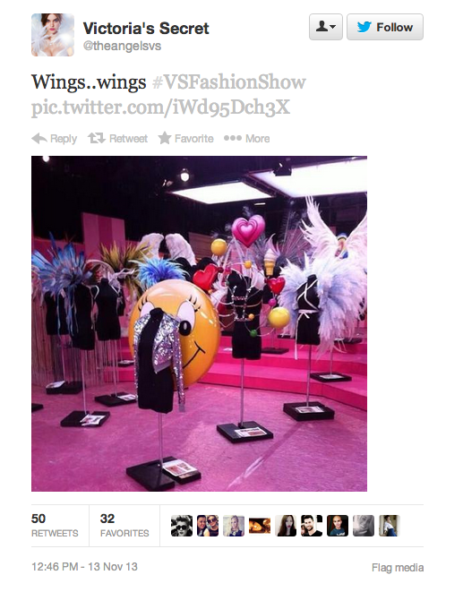 victoria's secret twitter costumes