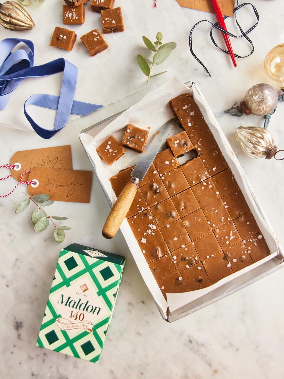 This fudge will put a childish grin on the grownups’ faces (Maldon Salt)